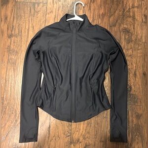 Women's navy athletic zip up